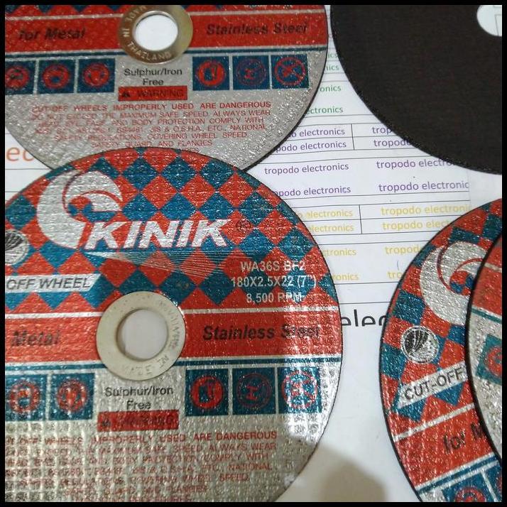 DISKON BATU GERINDA POTONG BESI / STAINLESS STEEL 7 INCH KINIK 
