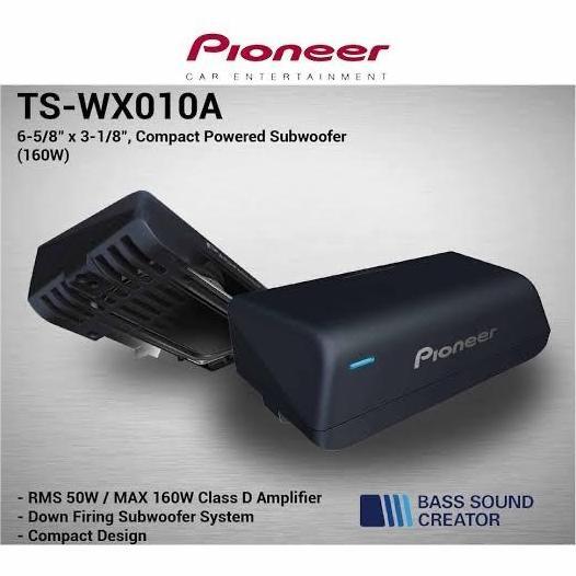 Pioneer TS-WX010A - Subwoofer Aktif Slim
