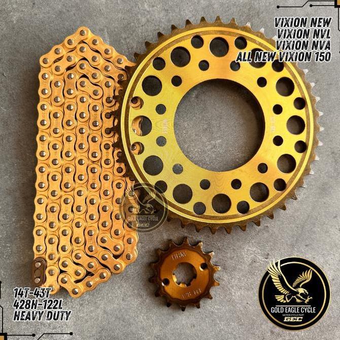 NEW GEAR GIR SET GEAR GIR PAKET VIXION NEW V2 VIXION NVL VIXION NVA ORI