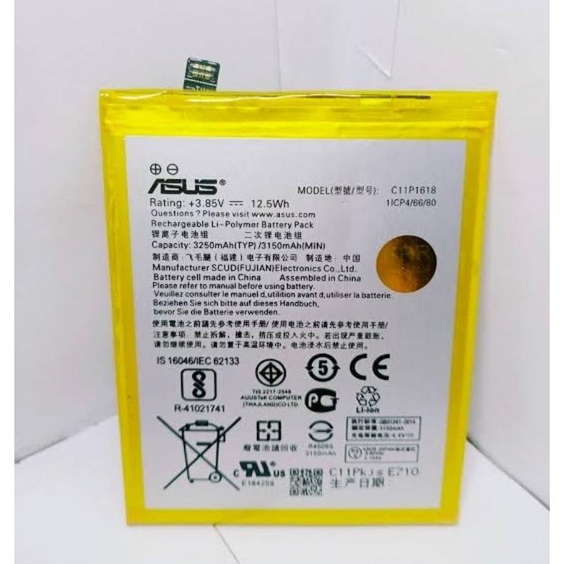 Asus C11P1618 Original 100% Genuine Battery Batre Baterai Asus Zenfone 5Q Zenfone 5 Lite Zc600Kl X01