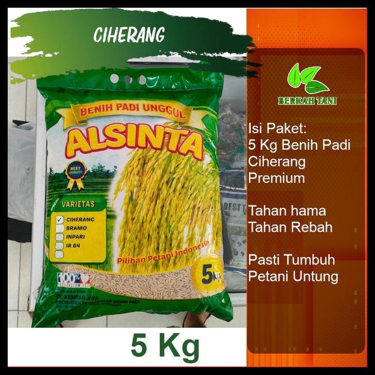 Promo / Benih Padi Ciherang Premium Pak Tani 5 Kg