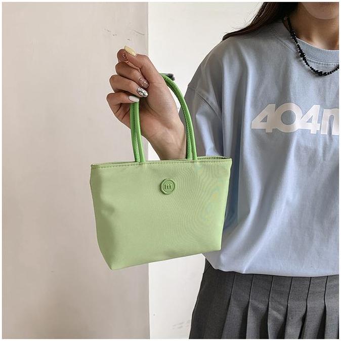 Sale Tas Tangan Nylon Wanita Cantik  Tas Tote Kecil Fashion 2024 Tas Tangan Makeup Totebag