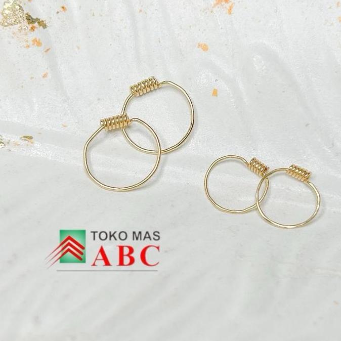 nadasmarasatusatu - -abc kepatihan- anting lilit bayi -+0.500gram emas tua 16k
