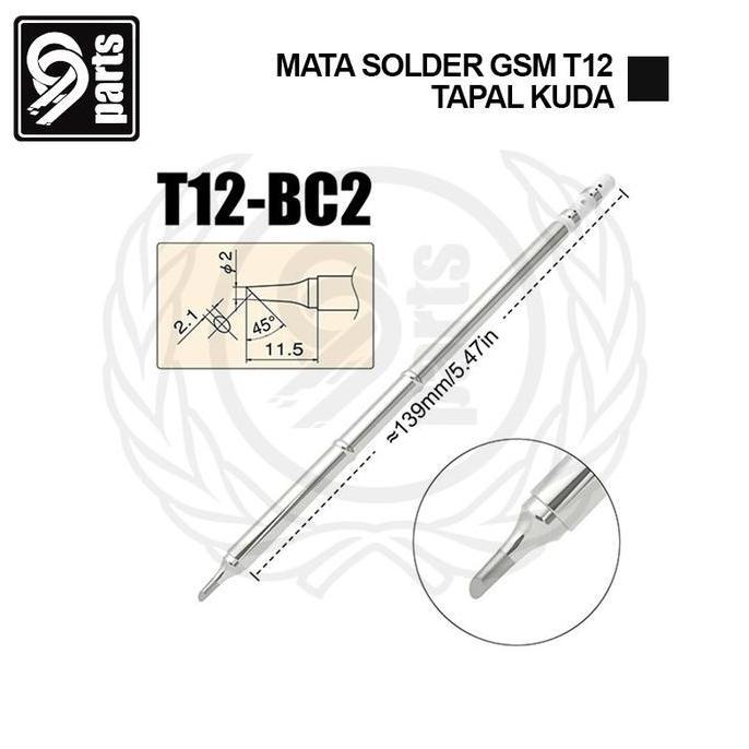 Whyy- Mata Solder Gsm Source T12 Lurus / Mata Solder T12 Bengkok / Mata Solder T12 Pisau