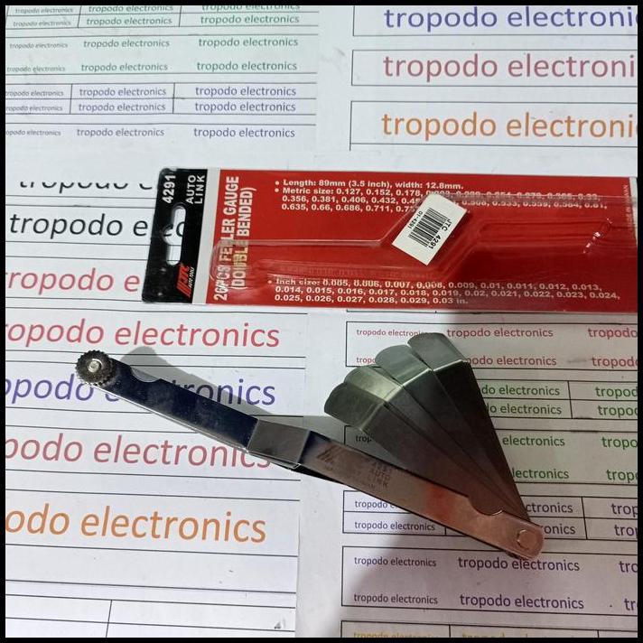 TERLARIS 26 PCS FEELER GAUGE (DOUBLE BENDED) JTC-4291 
