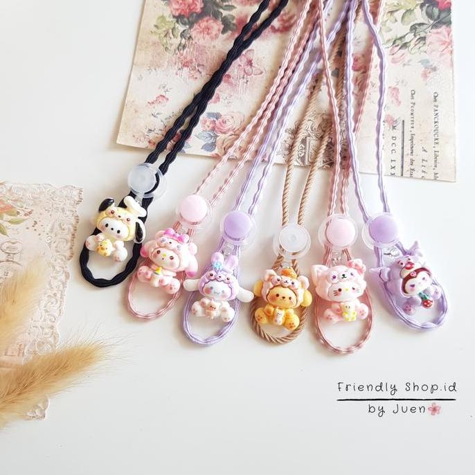 Strap Masker Anak Perempuan - Dewasa 2In1 Cinamonroll  Kalung Masker