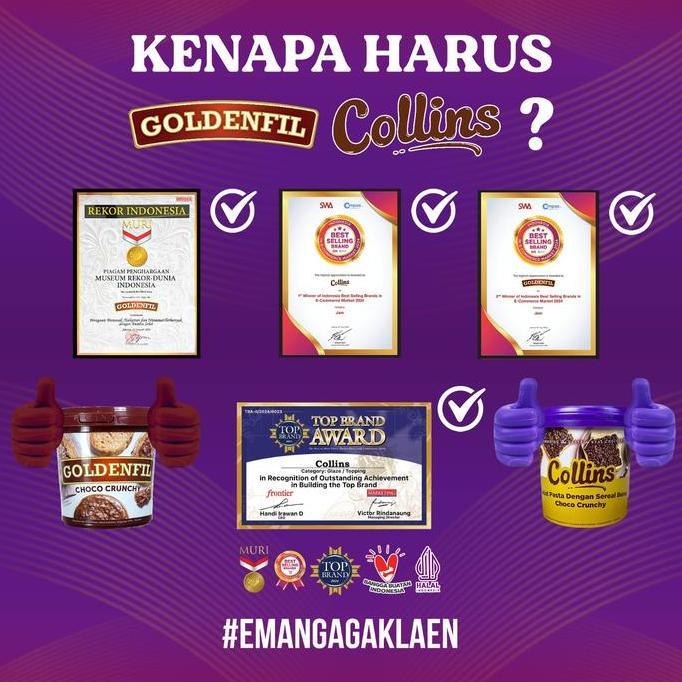 Harisuci_Pertiwi - Goldenfil Selai Goldenfil Tiramisu Crunchy Selai Roti Bolu 1Kg Aroma Tiramisu Kua