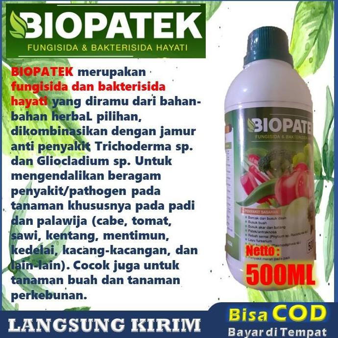 COD BIOPATEK 500ml Fungisida Hayati Untuk Busuk Buah Jagung-Mencegah busuk buah pada jagung-obat bus