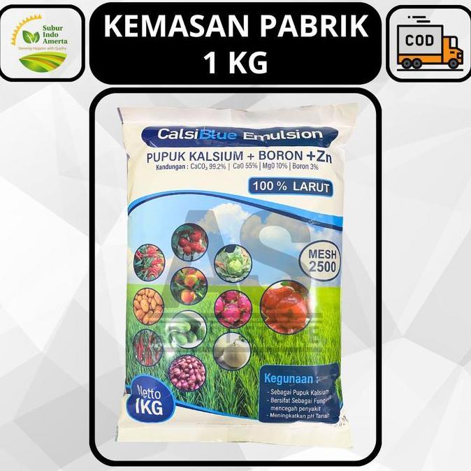 Pupuk CALSIBLUE Emulsion 1 Kg Pupuk Kalsium Boron Zn