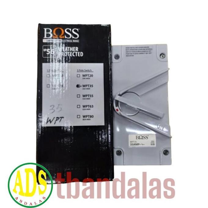 TERBARU - Selector switch 3 posisi BOSS 35A