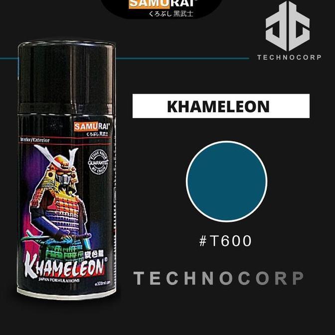 Cat Semprot SAMURAI PAINT T600 BUNGLON / KHAMELEON BIRU UNGU