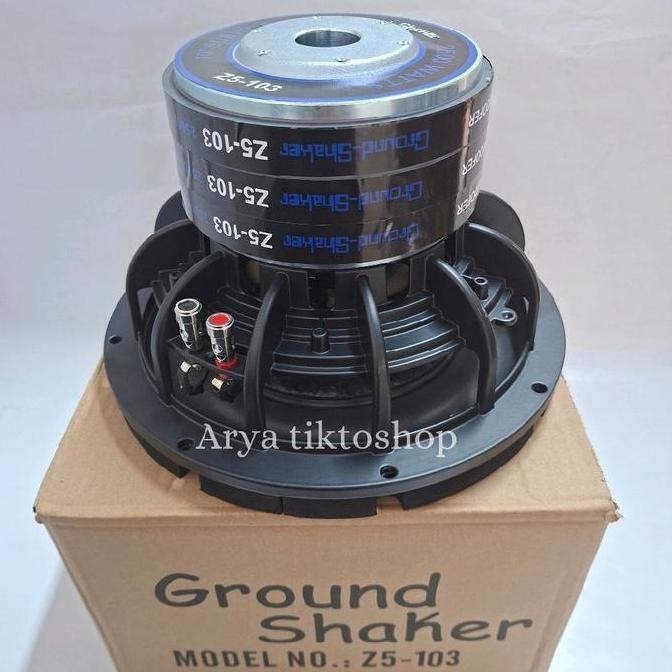 ZYL Subwoofer 10 Inch Groundsheker 3Magnet Subwofer Groundsheker 3 Magnet Z5 103 RMS 2500WAAT DOUBLE