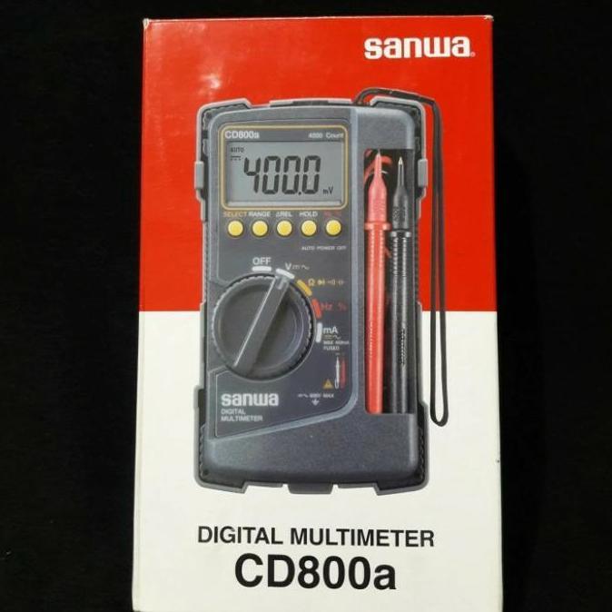 NEW Multitester Digital Original. Sanwa asli CD-800a. Tester meter digital