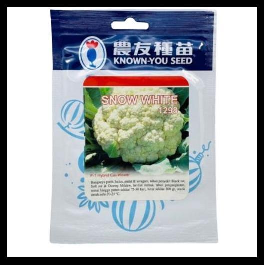 Promo / Benih Kembang Kol Snow White Pack Besar 10 Gram Bibit Biji Bunga Kol