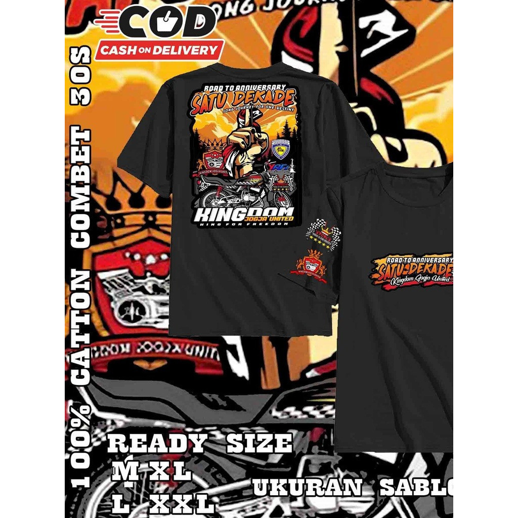 V401 KAOS RX KING KINGDOM JOGJA UNITED ORIGINAL