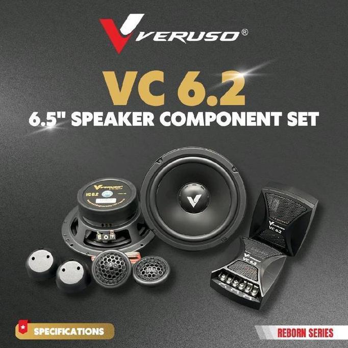 ZYL Speaker Split 2way 6, 5 Inch Veruso VC 6.2 By Vox Research Audio Mobil