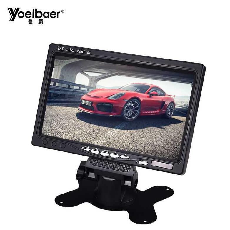 TOOL STORE - Yoelbaer Layar Monitor Mobil TFT LCD 7 Inch - C-T703