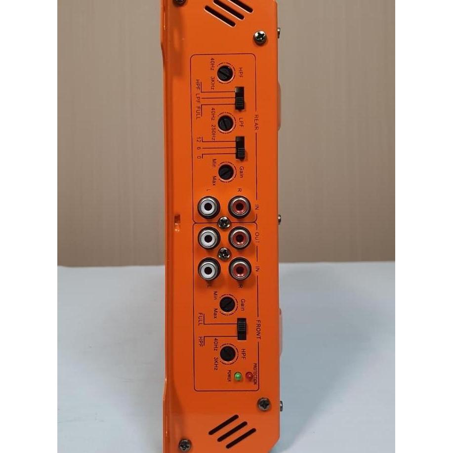 EMBASSY Power Amplifier EM-880.4 4 Channel Class AB Mobil 1200 Watt Dengan Kontrol Subwoofer Jarak J