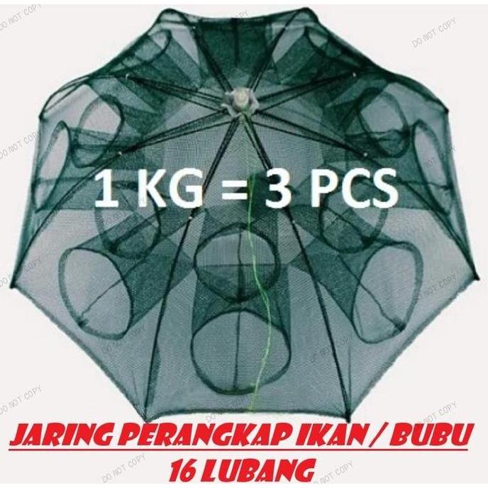 Procedere- Perangkap Ikan / Bubu Ikan / Jaring Ikan Udang Hexagonal 12 Lubang