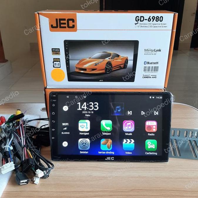 Head Unit Android 9 Inch / 10 Inch VOICE COMAND JEC GD-6981 ANDROID JEC