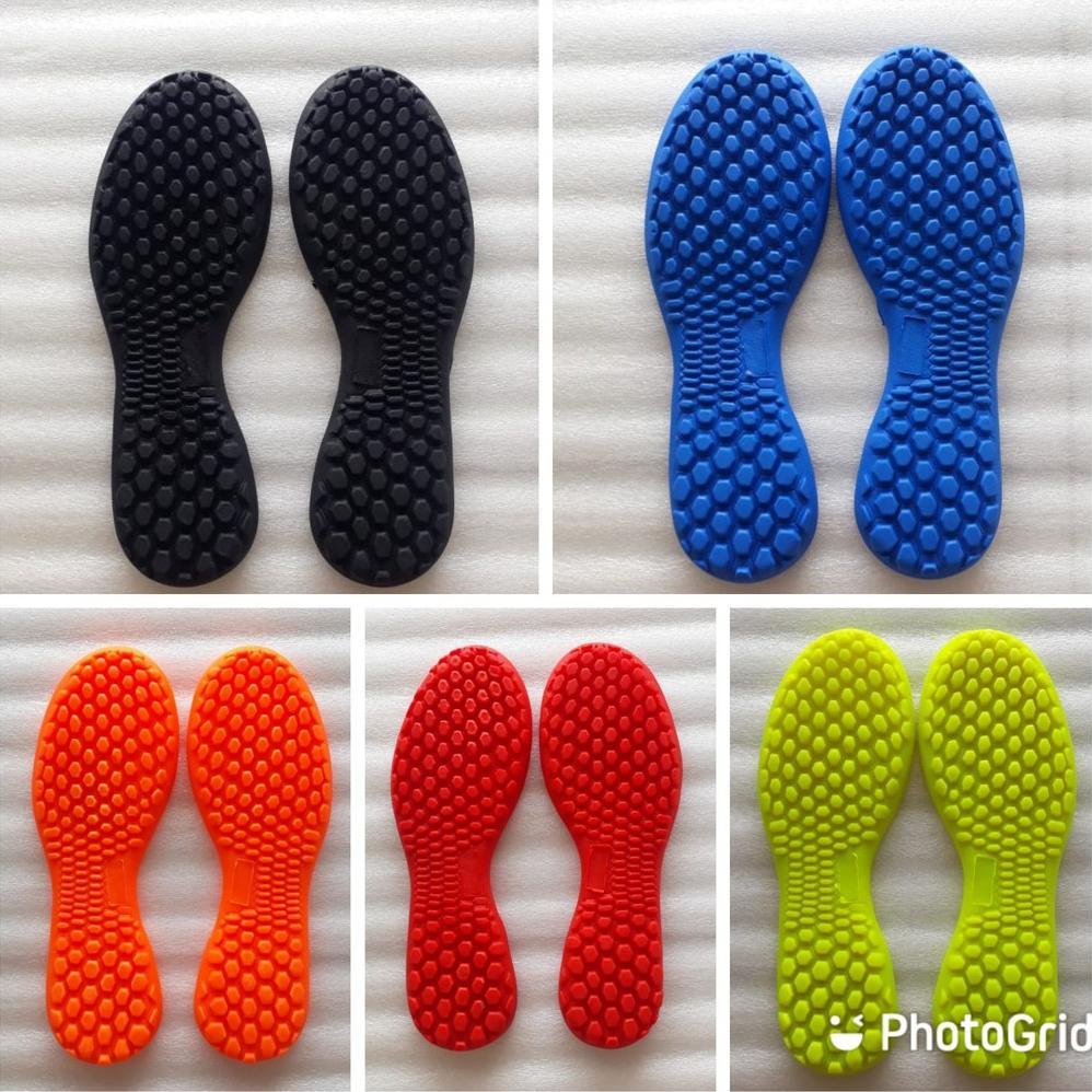 URBANESPACE SOL SEPATU FUTSAL POLOS BAHAN KARET UKURAN 39-43 MURAH