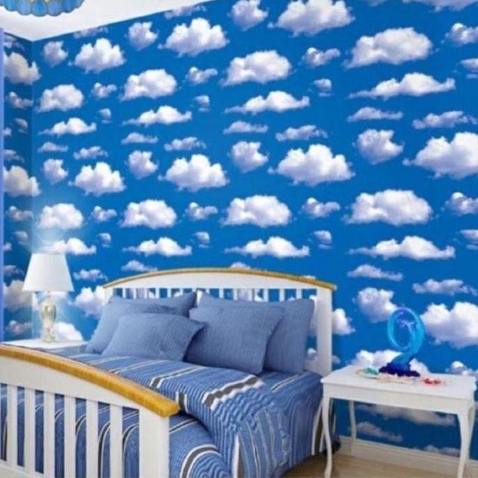 Beli 4 Dikirim 5 Roll Bayar Di Tempat | Terlaris Wallpaper Sticker Dinding Murah Motif Serat Kayu Pu