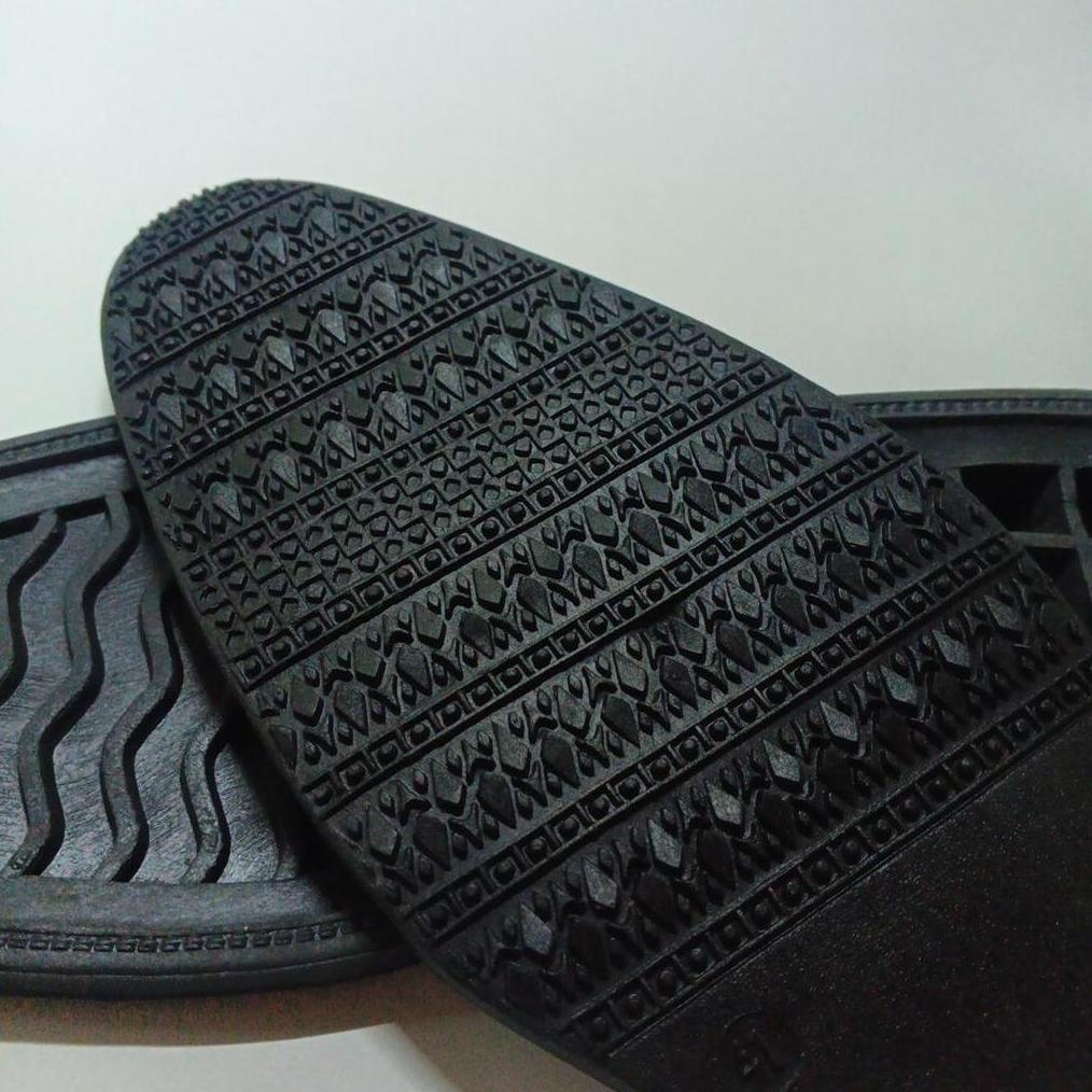 BIOTECHBOX SOL SEPATU OUTSOLE PANTOFEL LANCIP SHOES PRIA COWOK TPR HITAM SIZE 38-43 -JEFF PREMIUM