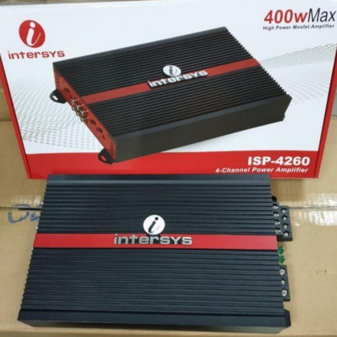 Power Amplifier 4 Channel Intersys ISP-4260 Mobil Universal