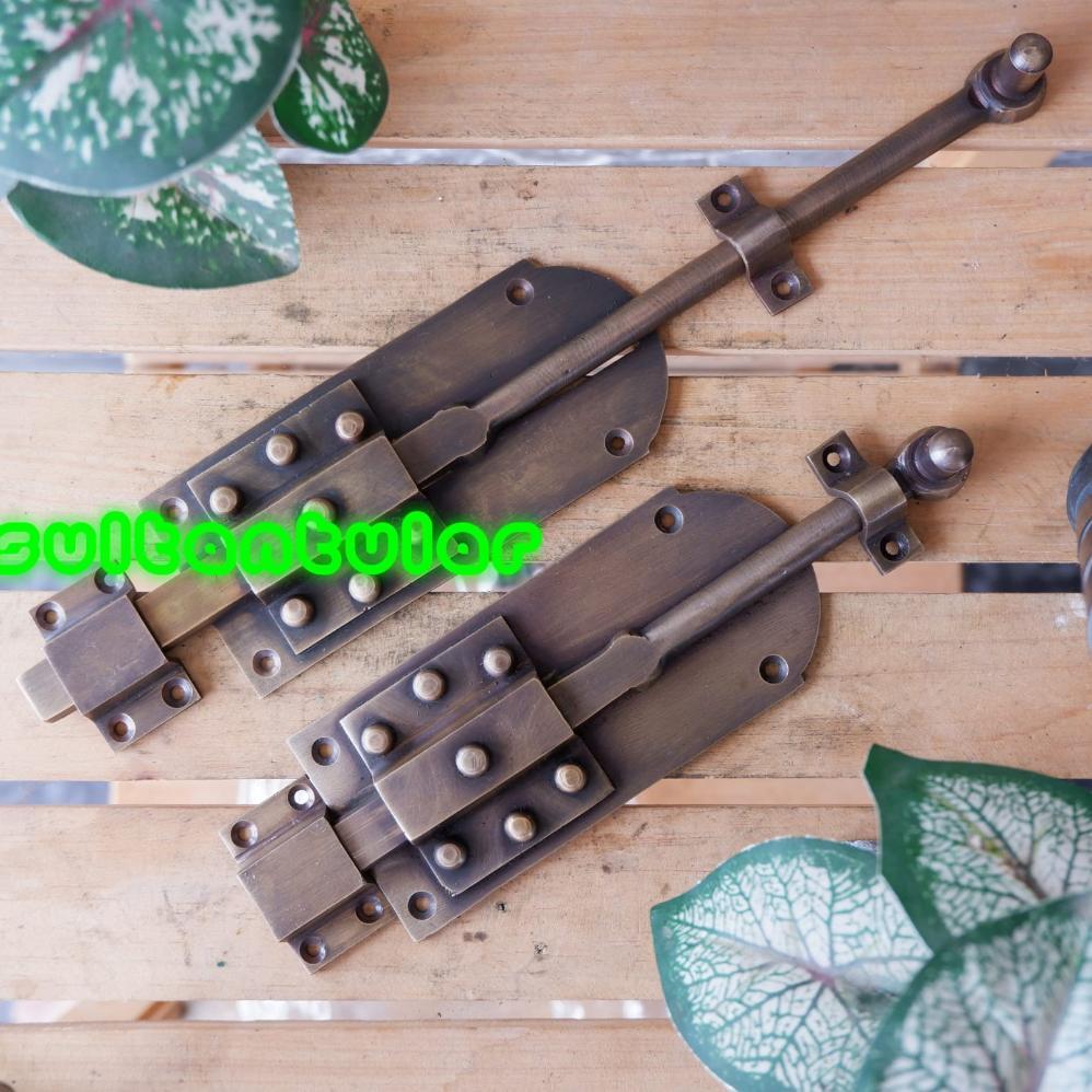Kunci slot pintu rumah kuningan antik grendel slot pintu jendela