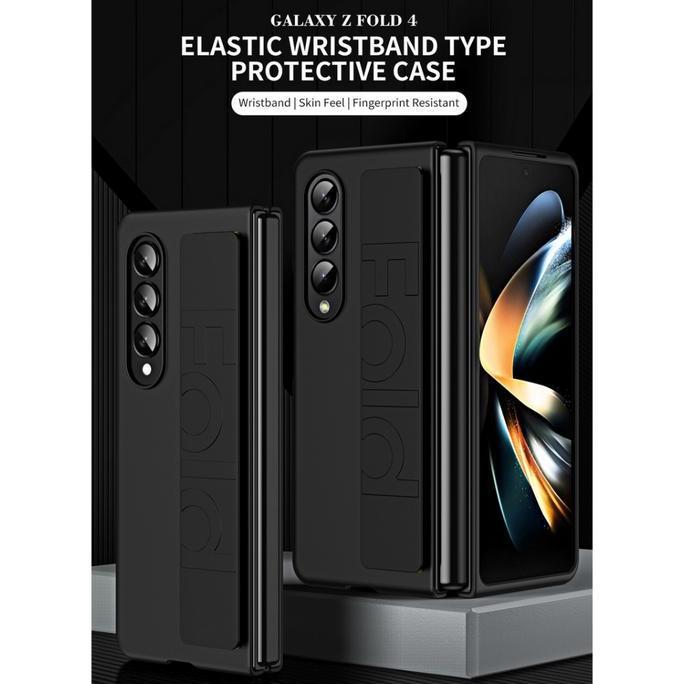 Hard Case Kompatibel Untuk Samsung Galaxy Z Fold 5 Z Fold 4 Z Fold 3 Silikon Macaron Candy With Stre