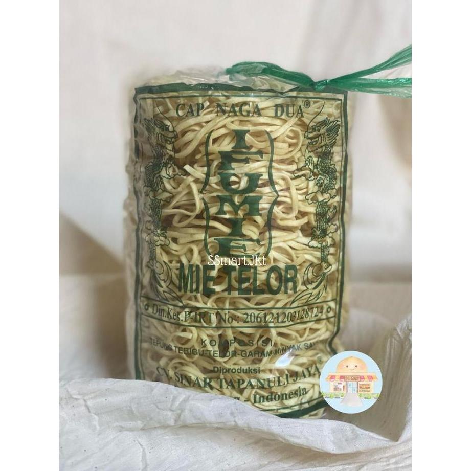 Promo- Ifumie Cap Naga Dua / Mie Telor Naga Medan / Ifu Mie / Mie Telur 500Gr