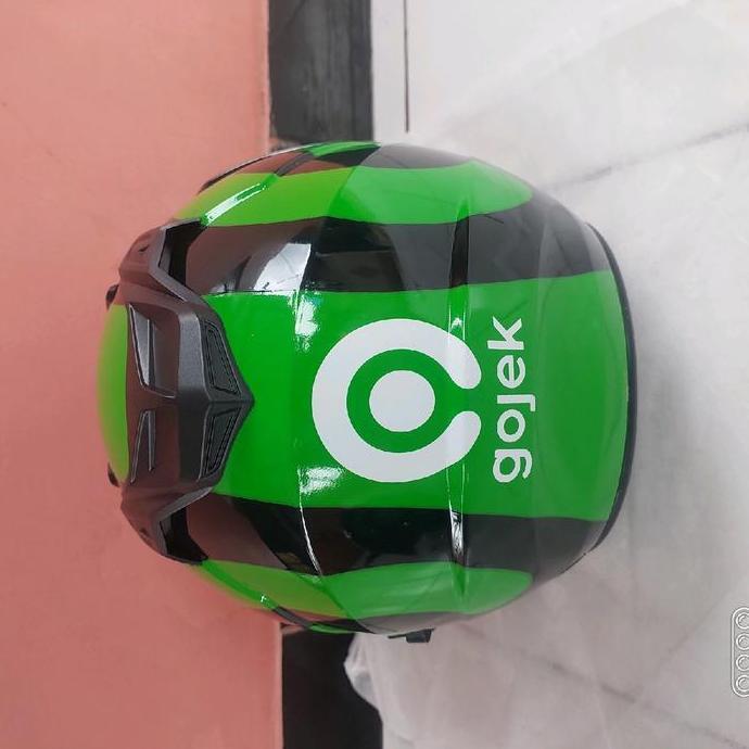 NEW HELM GOJEK DOUBLE VISOR ORI