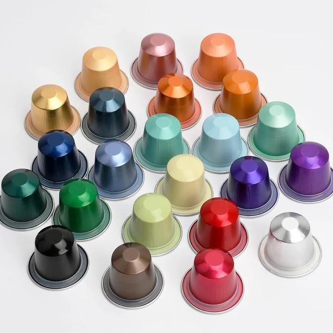 Maschera- 10Pcs Nespresso Empty Coffee Capsule / Kopi Kapsul Kosong (Harus Pakai Mesin)