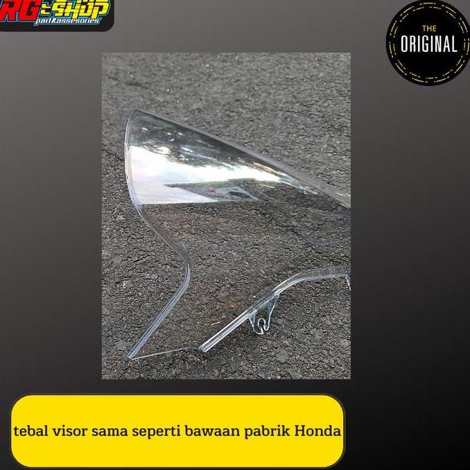 Promo visor windshield wind screen PCX 160 BM original Thailand Diskon