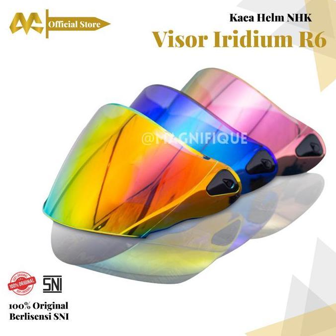Kaca Helm NHK R6  Iridium Visor NHK R6 Venom Kaca Helem NHK R6