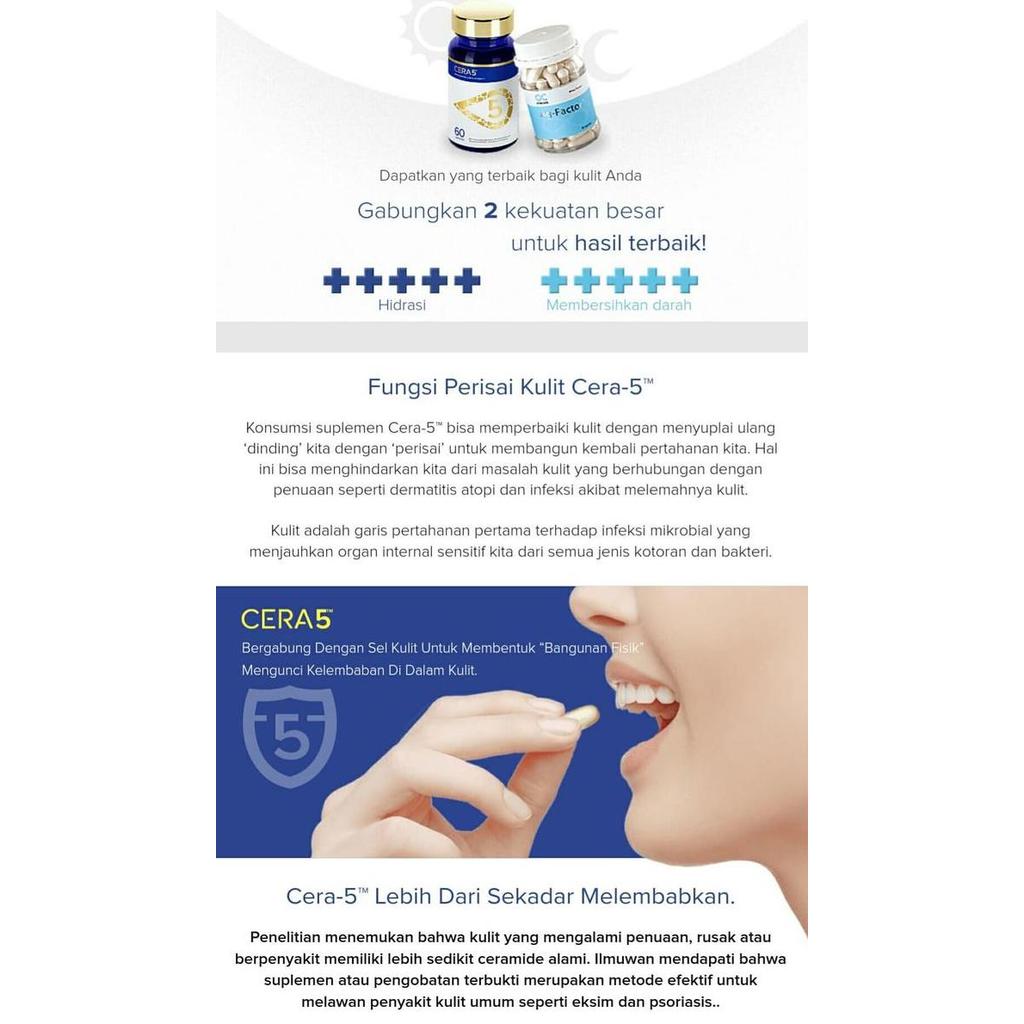 Naysillia_T - Paket Ag Factor + Cera-5 Suplemen Kecantikan Antiaging Beautyskincare