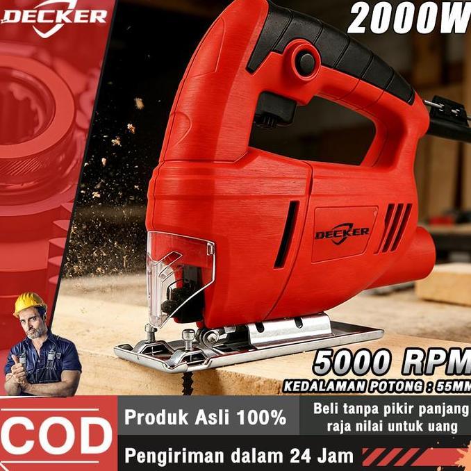 Sale Mesin Gergaji Jigsaw 2000W Listrik Potong Kayu Besi Multifungsi Mini Kokoh Tahan Lama Gergaji L