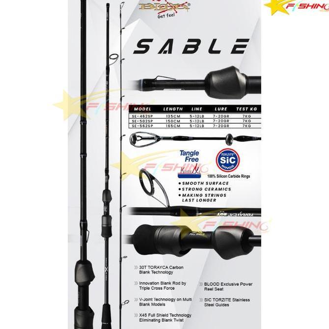 TERMURAH - Stars Fishing BLOOD-X Joran Pancing Blood-X Sable 135 150 165 Carbon Mancing Galatama Kol