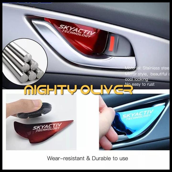 DISKON GARNISH CHROME PINTU HANDLE HANDEL MAZDA 2 CX3 CX7 CX9 CX 5 CX5 CX-5 