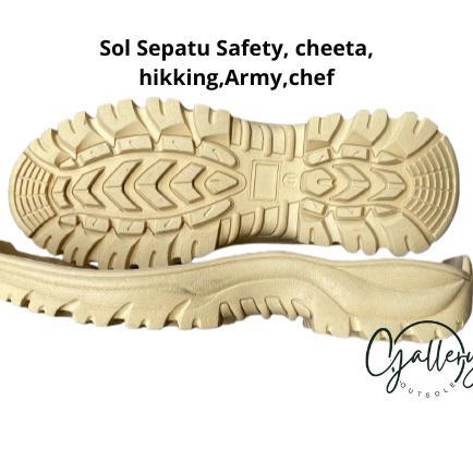 Sol Sepatu Safety Bahan Karet Alas Sepatu Cheeta King Alas Sepatu Safety
