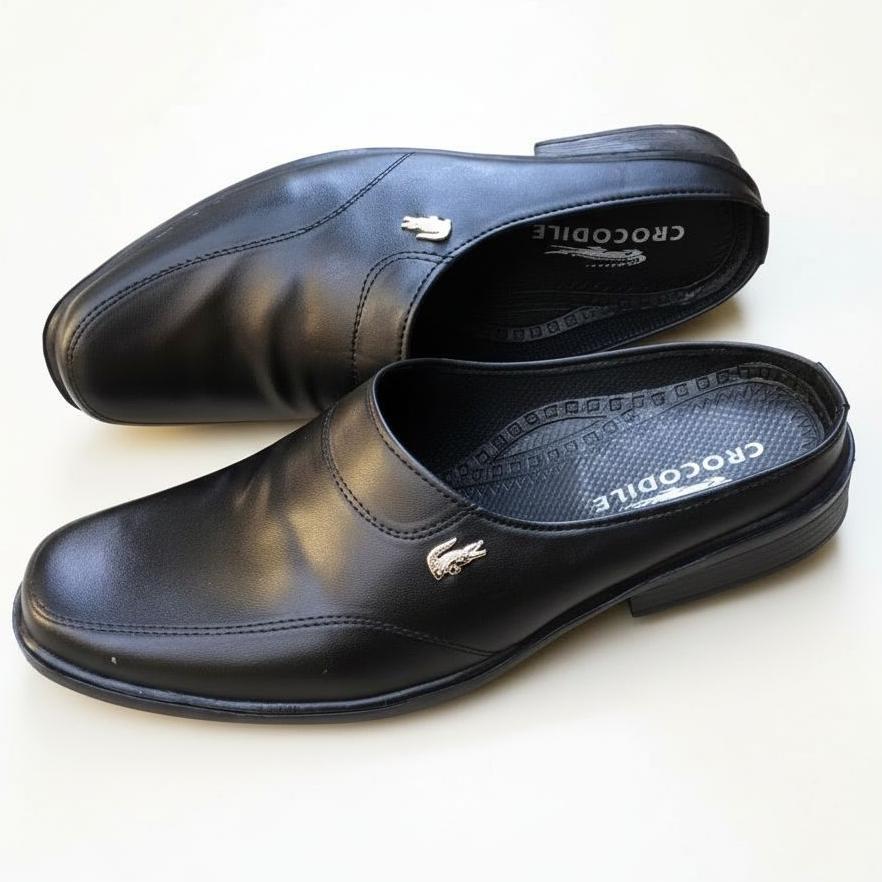 Sepatu Sandal Pria Bustong Kulit Asli Formal Nyaman Untuk Pria