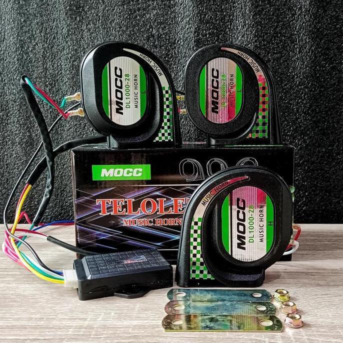 Klakson Telolet 6In1 Klakson Keong Telolet Triple 6 Suara Universal Mobil Motor Klakson  Motor Modul
