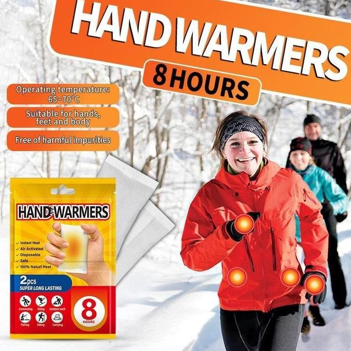 ERTTOLIN Hand Toe Foot Warmer Pad Penghangat Pemanas Telapak Tangan Kaki Tubuh Instant Sekali Pakai 