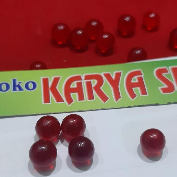 Barang Antik Replika Batu Mustika Merah Delima MD Bulet koleksi