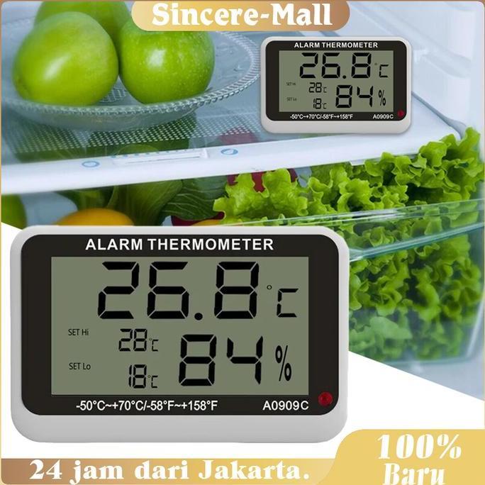 FERAYPO Termometer Ruangan Freezer Digital Kulkas Termometer Kulkas Digital