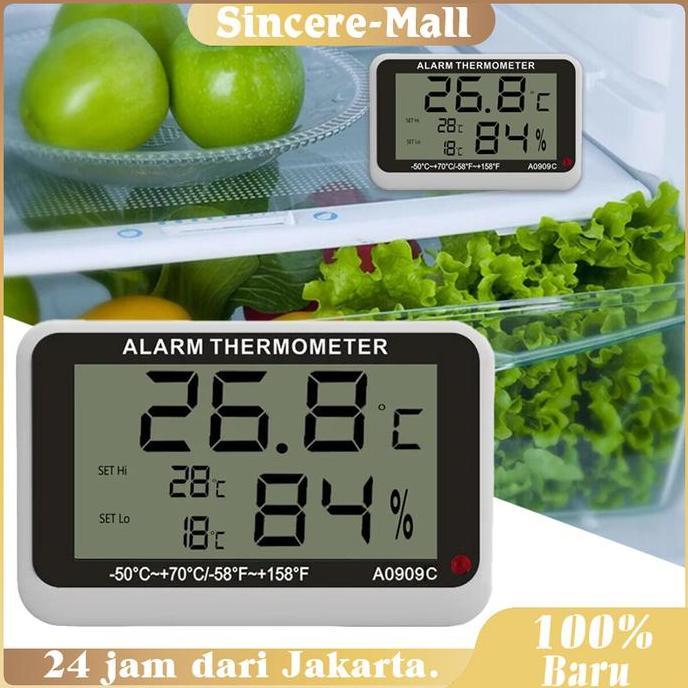 ERTTOLIN Termometer Ruangan Freezer Digital Kulkas Termometer Kulkas Digital