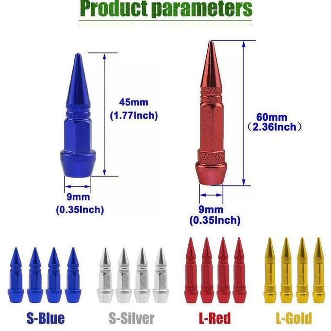 POIRENS Pentil Tubeless Pentil Roda Tubeless Valve Pentil Ban Mobil Motor