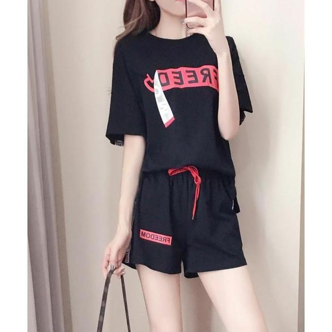 KSE-40 setelan set baju celana sporty casual style import korea jepang