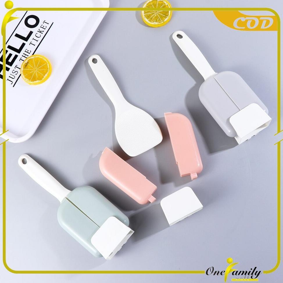 EXCLUSIVE ONE - C226 Sendok Nasi Penutup Otomatis / Tempat Centong Nasi Otomatis Anti Debu & Anti Ba