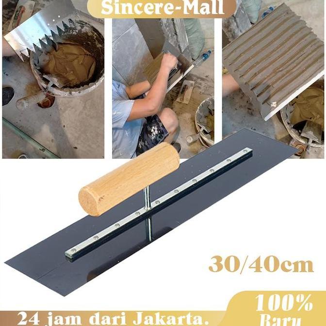 FERAYPO Gosokan Acian Setrika Plester Dinding 30/40 Cm Alat Acian Tembok